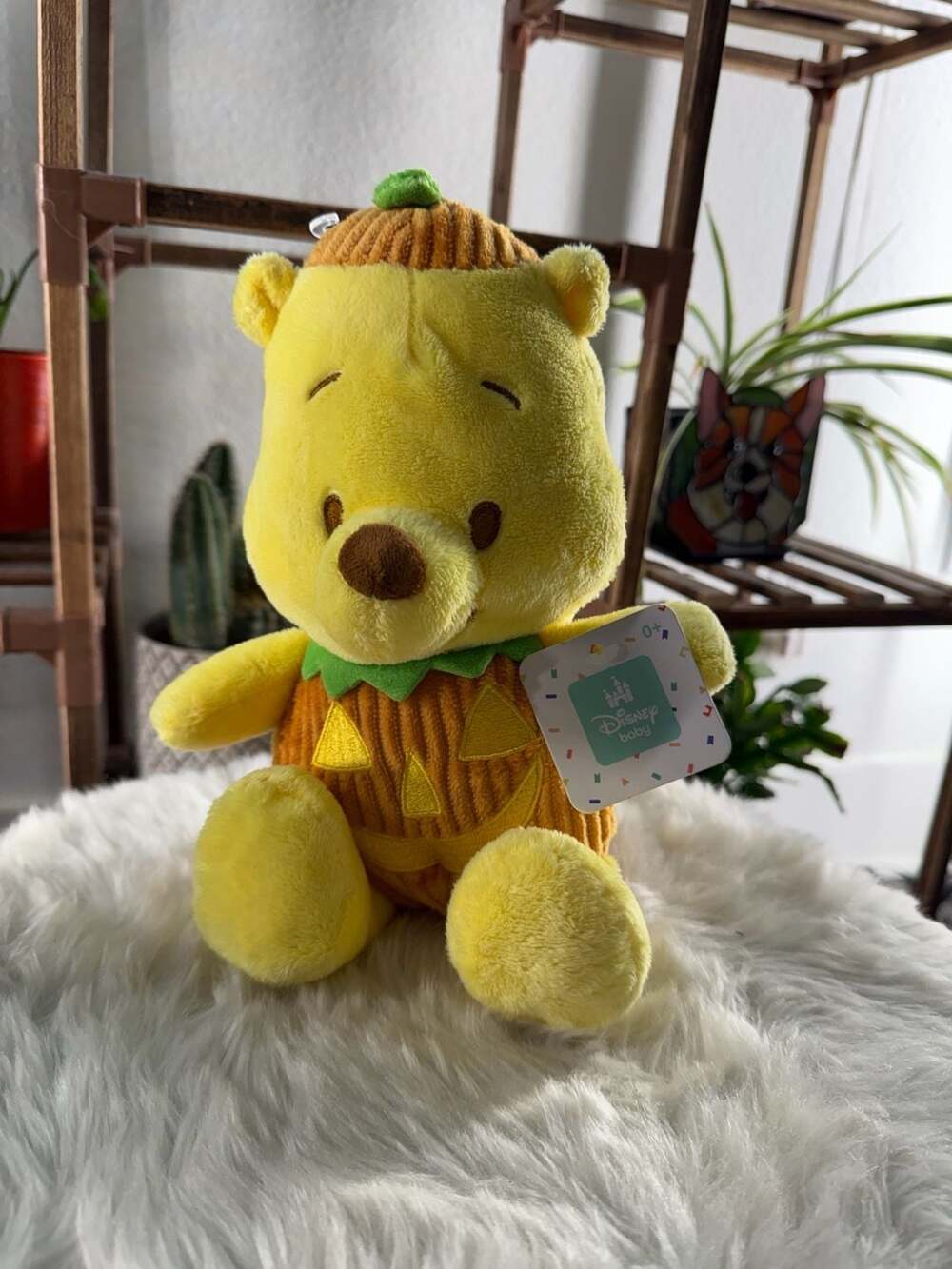 Disney Baby Winnie the Pooh Halloween Pumpkin Plush